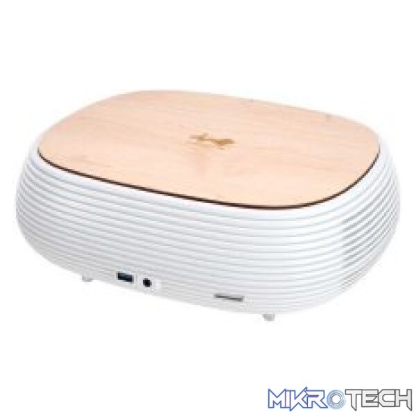 InWin B1 Pure Mini-ITX Small Form Factor Case with 200w 80PLUS Gold PSU  White and Wood - Image 4